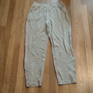 Escada gold elastic waist pants, 38